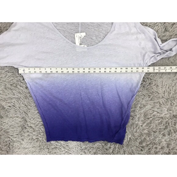 NWT FREE PEOPLE S We The Free Strawberry Ombré Linen Tee $68 coastal beachy - Picture 8 of 10